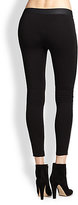 Thumbnail for your product : Bailey 44 Brisk Walking Faux Leather-Front Jersey Leggings