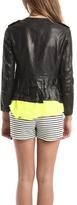Thumbnail for your product : 3.1 Phillip Lim Moto Leather Ruffle Jacket