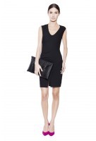 Thumbnail for your product : L'Agence Pleated Side Dress