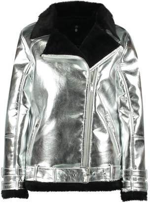 Missguided PREMIUM PILOT Light jacket silver