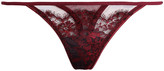 Thumbnail for your product : I.D. Sarrieri Chantilly Lace And Tulle Thong