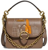 Thumbnail for your product : Coach x Basquiat Mecca Chain Leather Top Handle Bag