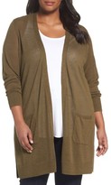Thumbnail for your product : Sejour Plus Size Women's Duster Cardigan