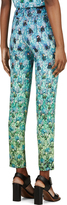 Thumbnail for your product : Mary Katrantzou Blue Bediah Trousers