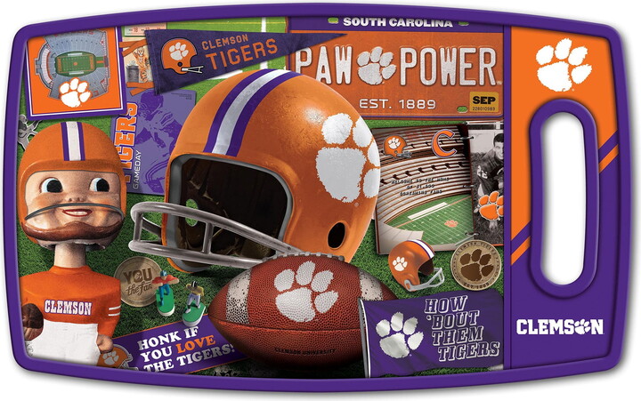 Clemson Tigers Retro Series Cutting Board
