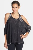 Thumbnail for your product : So Low Solow Oversize Supima® Cotton Cold Shoulder Racerback Tee