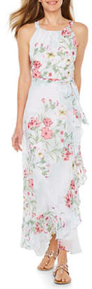 R & K Originals Sleeveless Floral Midi Maxi Dress