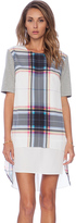Thumbnail for your product : Finders Keepers Super Power Tshirt Plaid Dress