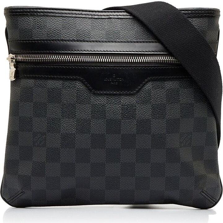Louis Vuitton Black Logo Canvas Adjustable Shoulder Bag Strap