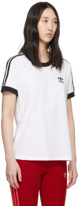 adidas White 3-Stripes T-Shirt