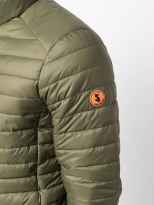 Save The Duck Logo-Patch Puffer Jacket