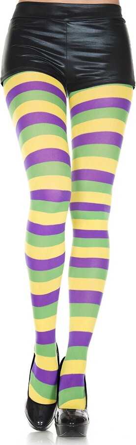 Music Legs Women’s Women’s Multicolor striped pantyhose 7423-AS SHOWN