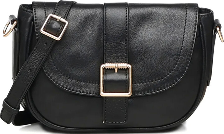Biasia Buckle Strap Shoulder Bag