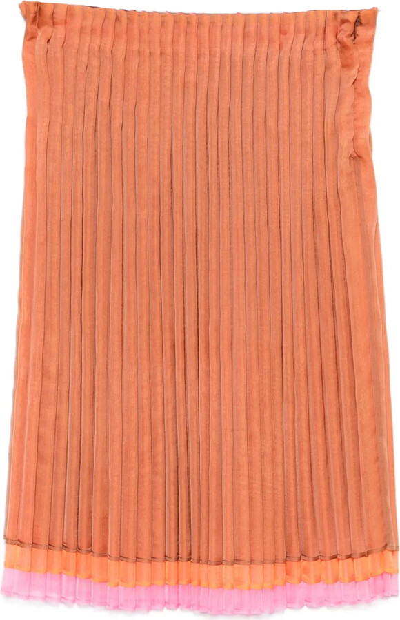 Issey Miyake Pre-Owned Three -Layer Pleats Skirt