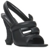 Thumbnail for your product : Givenchy 105mm Show 4g Padded Leather Sandals