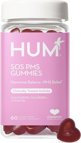Hum Nutrition HUMNutritionSOSPMSforPMSRelief&MoodSupportVeganGummies-60ct