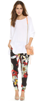 Thumbnail for your product : Alice + Olivia AIR by Boat Neck Rectangle Tee