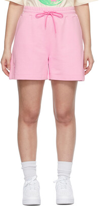 MSGM Pink Sweat Shorts