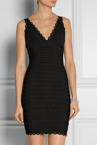 Thumbnail for your product : Herve Leger Scalloped bandage dress