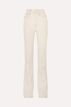Helmut Lang High-rise Bootcut Jeans - Off-white