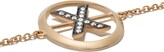 Thumbnail for your product : Annoushka 18kt yellow gold diamond initial X bracelet