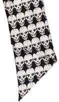 Thumbnail for your product : Thomas Wylde Skull Print Asymmetrical Scarf