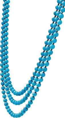 Lagos Caviar Icon Beaded Triple Strand Necklace