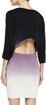 Thumbnail for your product : Young Fabulous & Broke Clancy 3/4-Sleeve Ombre Dress