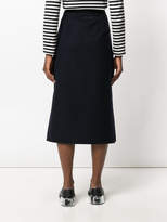 Thumbnail for your product : MM6 MAISON MARGIELA straight midi skirt