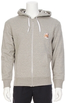 Thumbnail for your product : Kitsune MAISON Zip Hoodie With Fox Logo