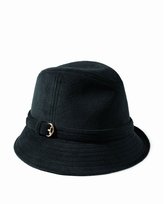 Thumbnail for your product : 305 Womens Velour Asymetrical Fedora