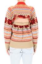 Thumbnail for your product : Sacai Jacquard Pull With Cut-out