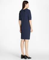 Thumbnail for your product : Brooks Brothers Matte Satin Shift Dress