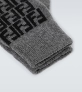 Thumbnail for your product : Fendi FF wool gloves