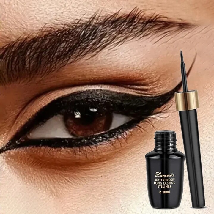 LAMEILA long-lasting hard-tipped Gel Eye Ultra-fine Waterproof Black Liquid Eyeliner pen