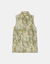 Floral Frost Toile Textured Silk 