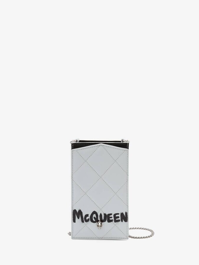 Alexander McQueen Skull Phone Case With Chain in Black - ShopStyle 