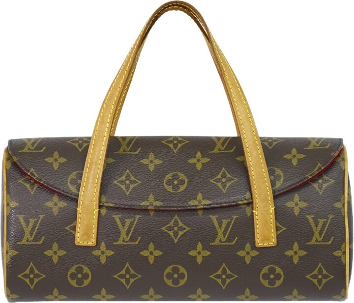 Louis Vuitton Wilshire Brown Gold Plated Handbag (Pre-Owned)