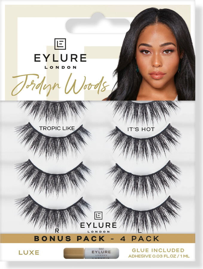 Eylure Jordyn Woods Tropic Like It's Hot Luxe Eyelashes Multipack
