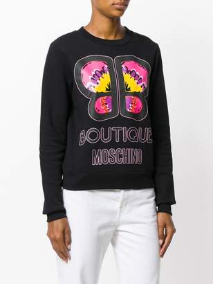 Moschino Boutique logo print sweatshirt