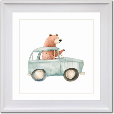 Zoomie Kids Critters On The Go 6 Canvas Wall Art