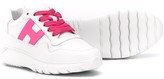 Thumbnail for your product : Hogan Logo Embroidered Chunky Heel Sneakers