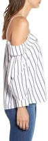 Thumbnail for your product : Leith Women's Stripe Off The Shoulder Top