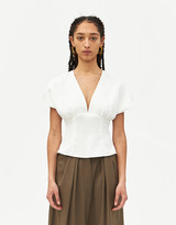 Thumbnail for your product : Rachel Comey Women's Peak Top in White, Size 2 | 100% Polyester