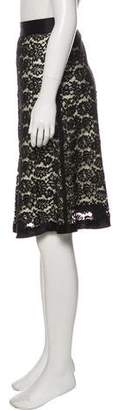 Rebecca Taylor Knee-Length Lace Skirt