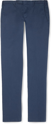 Boglioli Slim-Fit Stretch-Cotton Trousers
