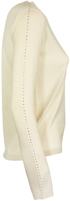 Max Mara Solange Diamante-embellished Silk And Cashmere-blend Jumper