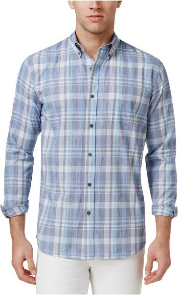 Weatherproof WeatherproofMensMichaelButtonUpShirt,navy,Small