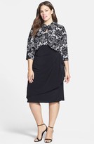 Thumbnail for your product : Alex Evenings Sequin Patterned Dress & Jacket (Plus Size)