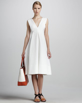 Thumbnail for your product : Marni Sleeveless V-Neck Cady Dress